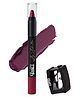 Glam21 Lip Seduction Non-Transfer Crayon Lipstick Lightweight & Longlasting Creamy Matte Formula, 3.6g Wine-14