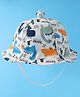 Babyhug Bucket Hat Dino Print - Multicolor