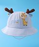 Babyhug Bucket Hat Giraffe Print - Blue