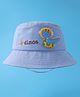 Babyhug Bucket Hat With Dino Applique -Blue