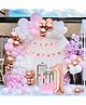 Surprise Decor Balloons Set Large Number 1 Birthday Decorations | 1st Birthday Celebration Kit for Your Party (Pink 1st Birthday)