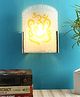 Devansh  Ganesh JI Wall mounted Lamp (Yellow)
