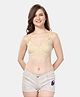 Fabme Cotton Seamless Solid Non Padded Everyday Bra - Skin