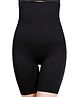 Fabme Solid Thigh Shaper Shorts - Black