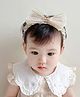 Ziory Princess Bow Detailed Headband -    Pink