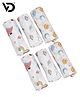 VOIDROP Swaddle for New Born Baby and Toddler with Double Layered Muslin Cotton Sheet |Pack of 6