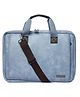 VISMIINTREND Stylish Unisex Vegan Leather Laptop Bag  - Blue