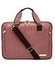 VISMIINTREND Stylish Unisex Vegan Leather Laptop Bag - Pink