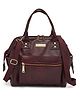 VISMIINTREND Stylish Vegan Leather Shoulder Sling Hobo Bag Backpack Handbag Purse for Women - Wine