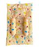 Made2Craft Infant Gadda/Mattress Set for Babies with 2 Bolsters & Pillow - Orange