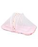 Made2Craft Baby Mattress with attached mosquito net - Peach