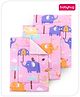 Babyhug Multi Purpose Baby Mat With Elephant Print Set Of 3 - Pink