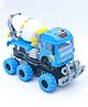 YAMAMA Friction Powered Cement Mixer Truck Lights And Music 6x6 Wheel Drive Road Super Truck Vehicle Car Toy For Kids  Multicolor
