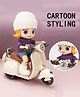 YAMAMA Scooter Ride Toy For Kids Motor Tide Flow Car Musical Toy For Kids Friction Power Tricycle Toy 360 Degree Rotation Early Development Toys For Children Electronic Toys For Kids Boys And Girls  (Pack of 1  Color May Vary)