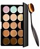 MeNow Professional 15 Color Concealer Palette and 1 Foundation Brush