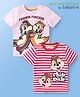 Babyoye Disney Cotton Half Sleeves T-Shirts With Chip 'n Dale Graphics Pack of 2 - Multicolour