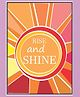 Kadambaby Rise And Shine Wall Poster - Orange