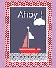 Kadambaby Ahoy Wall Poster - Purple