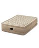 Intex 64428 Queen Ultra Plush Fiber-Tech Airbed Air Mattress Bed With Built-in Pump Intex Airbed Portable Camping Airbed Comfortable Bed For Home Camping And Travel  Multicolor