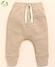 Cot & Candy Organic Cotton  Ribbed Leggings - Beige