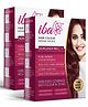 Iba Hair Colour for Women - Burgundy Red, 70g (Pack of 2) | 100% Pure Henna Based Powder Sachet | Natural Hair Colour & Long Lasting with Conditioning Formula | Reduced Hair Fall & Hair Damage | Shine & Nourish Hair | Free from Ammonia and Other Harm