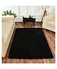 Presto Bazaar Black Solid Soft Feel Anti-Skid Carpet 2X5 Feet
