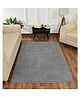 Presto Bazaar Silver Solid Soft Feel Anti-Skid Carpet 2X5 Feet