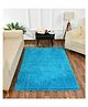 Presto Bazaar Blue Solid Soft Feel Anti-Skid Carpet 2X5 Feet