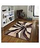 Presto Bazaar Abstract Brown Hand Tufted Wool Carpet