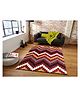 Presto Bazaar Geometric Red Hand Tufted Wool Carpet