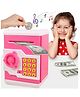NIYAMAT Piggy Bank Money Box With Electronic Security Lock & Password Key, Atm Machine for Kids, Birthday Gift - Pink
