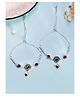 VALLEY OF JEWELLERY - Pack of 2 Silver Plated Peacock Anklet - Silver