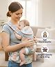 Polka Tots 3-in-1 Baby Carrier with Extra Cushioning   Easy Breezy Design Breathable Mesh Fabric With 3 Carrying Position for Newborn to Toddler (3 to 24 Months, Triangle)