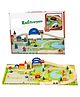 SANJARY 40 Pieces Wooden Rail Over Pass Puzzle Block Set for Kids -Color & Design May Vary