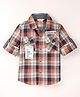 INFINITY Cotton Woven Full Sleeves Yarn Dye Checked   Shirt - Off White