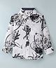 INFINITY Cotton Woven Full Sleeves Abstract Printed  Shirt - White