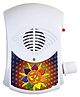Ji and Ja Plastic 22 in 1 Mantra Chanting Pooja Bell Electric Light Continious Sound (Multicolour)