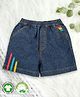 Pranava 100% Organic Cotton Striped Shorts - Blue