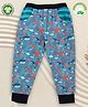 Pranava 100% Organic Cotton  Sea Life  Printed  Pant - Blue