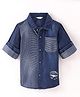 INFINITY Cotton Woven Full Sleeves Striped Shirt - Blue