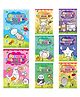 Majestic book club Crayons Colouring Books for Kids (Set of 8 Books) - Alphabet, Animals, Vehicles, Vegetables, Numbers, Shapes, Wild Animals, and Fruits - [Paperback]