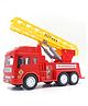 BitFeex Fire Ladder Truck Friction Powered-Red