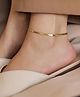 Yu Fashions Sleek Animal Snake Golden Minimal Korean Anklet