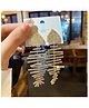Yu Fashions Fish Skeleton Fish Bone Rhinestone Korean earrings Pair