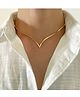 Yu Fashions Geometrical Snake High Fashion Necklace Chain
