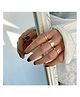 Yu Fashions Minimal High Fashion Korean Ring Set of 3
