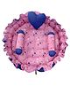 Babysparsh New Born Baby Round Reversible Bedding Set with Luxury Pillow Pink  - Blue