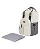 Moon Luca Diaper Bags White & Grey Birth to Adult