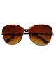Yu Fashions High Quality Twisted Silver Cross Korean High Fashion UV Protection Sunglasses
