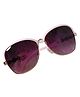 Yu Fashions High Quality Twisted Silver Cross Korean High Fashion UV Protection Sunglasses